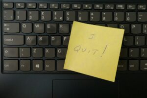 Why do salespeople quit?
